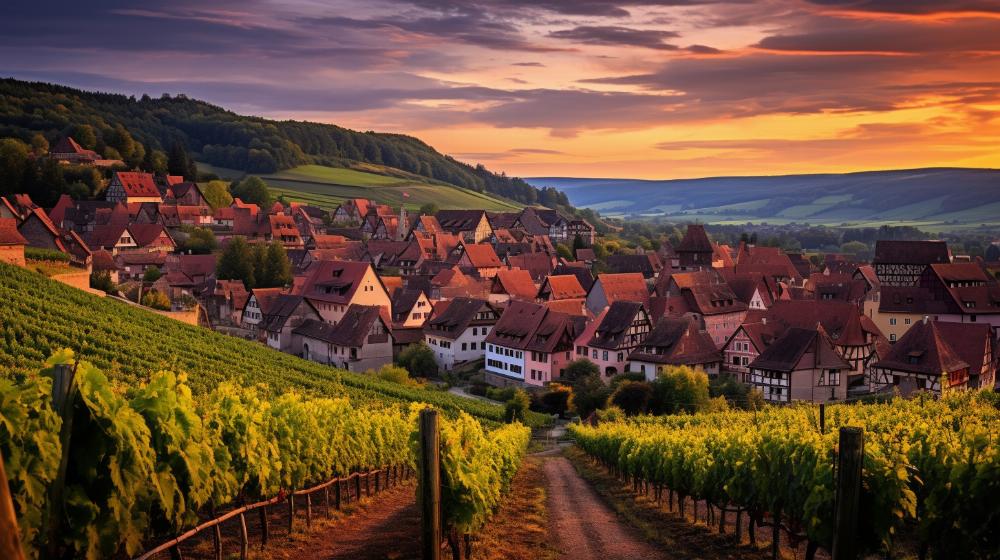 Emprunter la route des vins en Alsace est l'occasion de découvrir les vignobles et les villages de la région