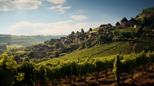 Les vignes et les villages d'Alsace sont visités chaque année par des milliers de touristes