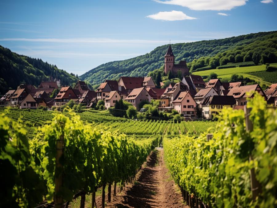 Les vignobles d'Alsace sont visités par des milliers de touristes chaque année